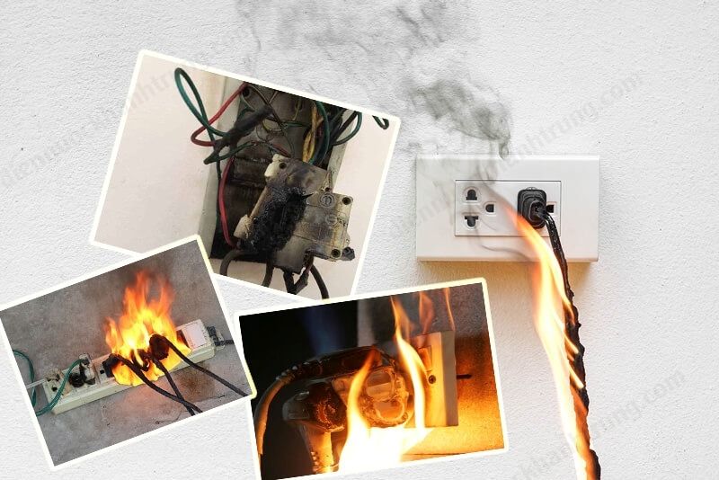 Xử trí thế nào khi có đám cháy thiết bị điện tại gia đình?