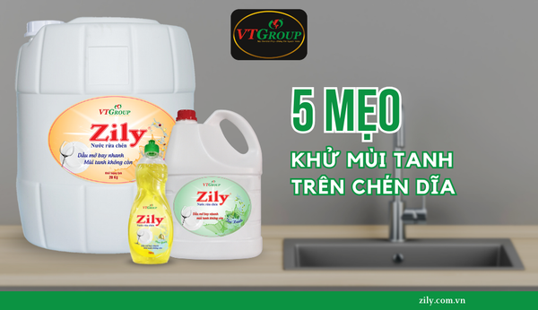 Mách Bạn 5 Mẹo Khử Mùi Tanh Trên Chén Dĩa