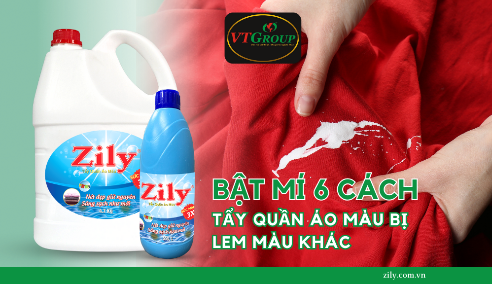 Bật Mí 6 Cách Tẩy Quần Áo Màu Bị Lem Màu Khác