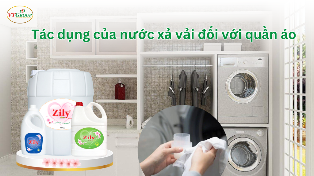 Tác dụng của nước xả vải đối với quần áo