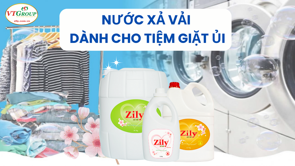 Nước xả vải dành cho tiệm giặt ủi