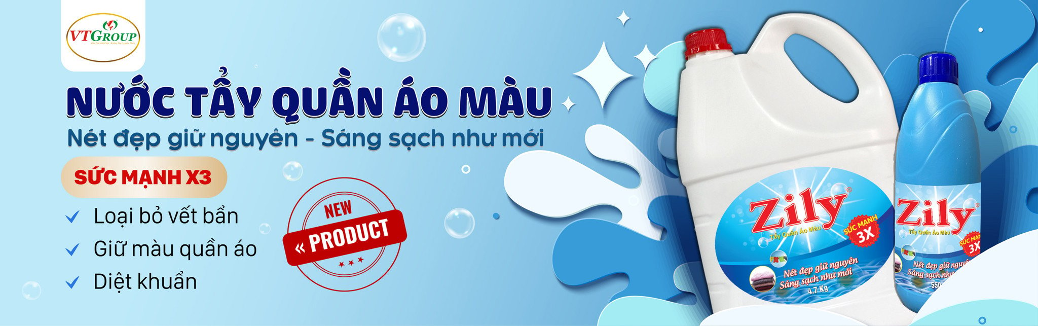 Nước Tẩy Quần Áo Màu Zily