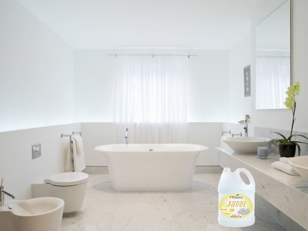 Nhà tắm sạch bóng để ngăn chặn các vi khuẩn phát sinh