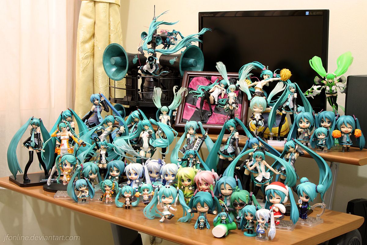 Sự phổ biến của mô hình Miku figure