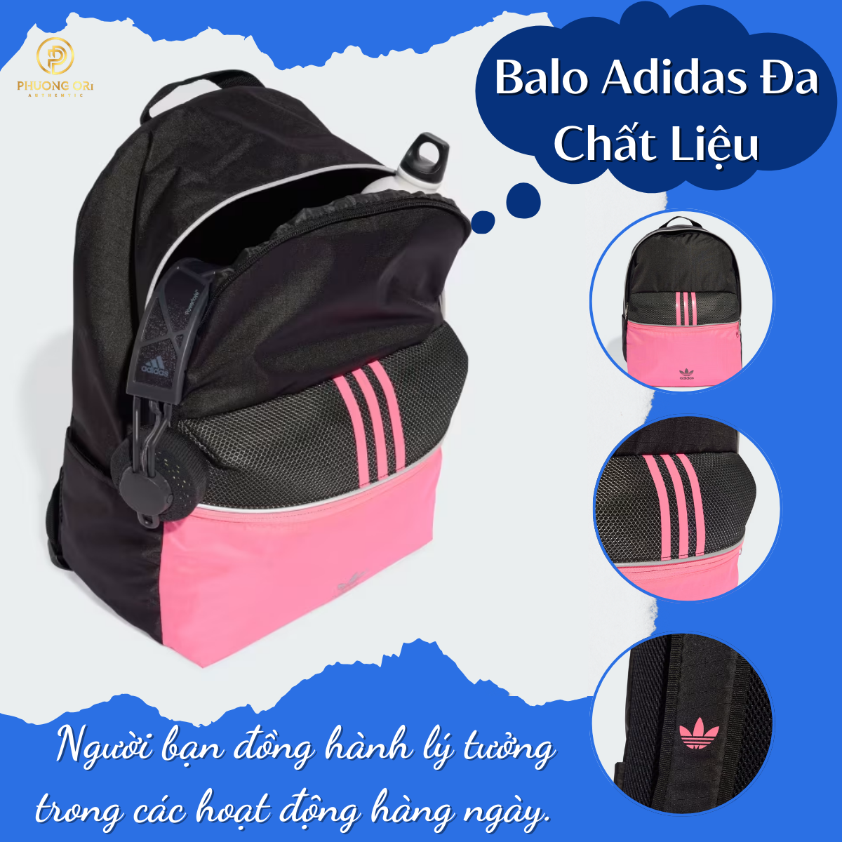 Balo Adidas Đa Chất Liệu