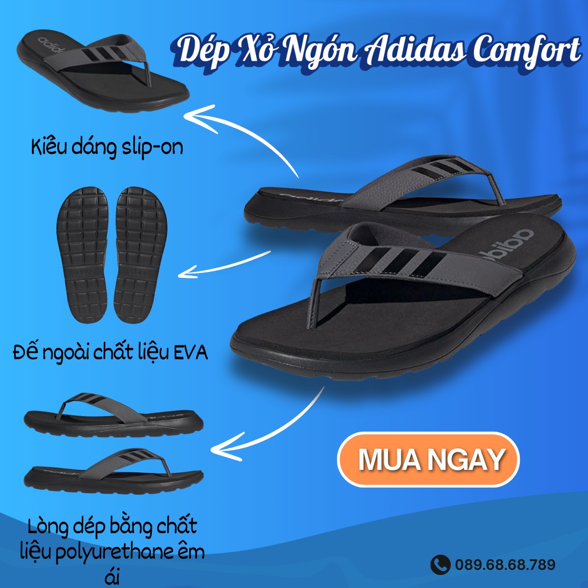 Dép Xỏ Ngón Adidas: Sự Kết Hợp Hoàn Hảo Giữa Thời Trang và Tiện Lợi