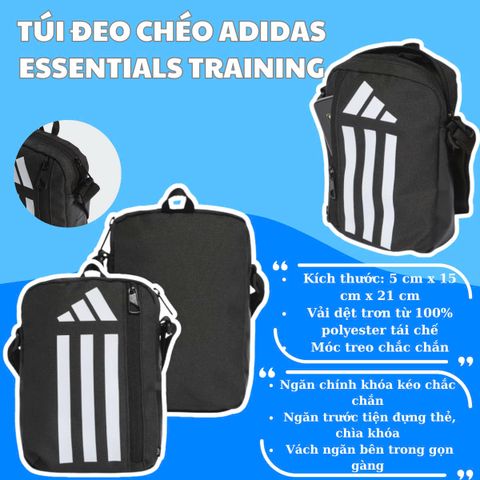 🎒 Túi Đeo Chéo Adidas Essentials Training: Siêu Tiện Lợi, Chuẩn Chu Style Thể Thao!