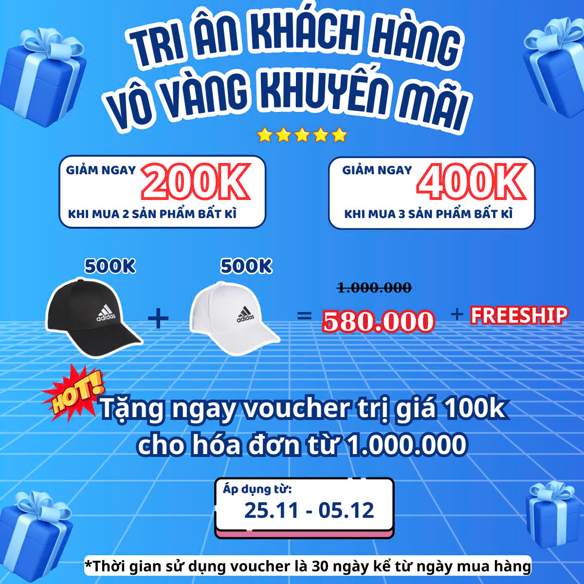 TRI ÂN KHÁCH HÀNG THÁNG 11