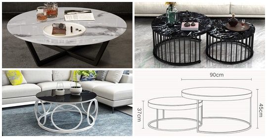 Bàn sofa tròn là gì? Các loại bàn sofa tròn phổ biến