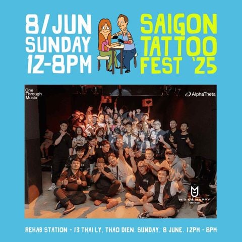 [HCMC] Mix Us Happy Vietnam OPEN REGISTRATION | Saigon Tattoo Fest '25