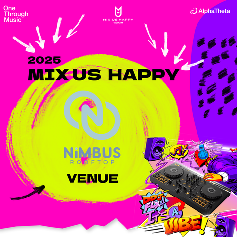 Mix Us Happy Vietnam shoutout to Nimbus Rooftop
