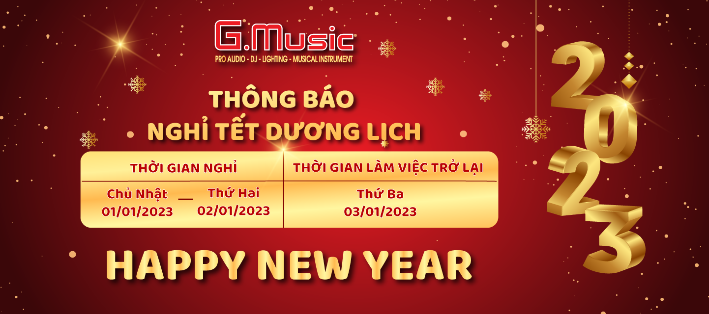 THÔNG BÁO LỊCH NGHỈ TẾT DƯƠNG LỊCH 2023