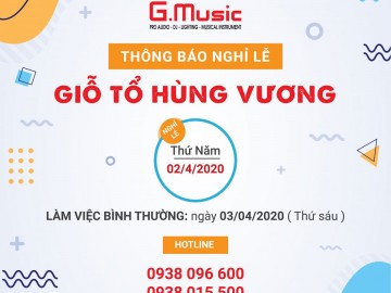 THÔNG BÁO NGHỈ LỄ GIỔ TỔ HÙNG VƯƠNG 2020