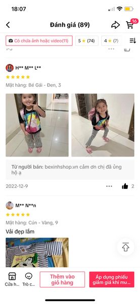 Review của khách trên Tiktok