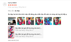 Review khách yêu trên shopee của bé xinh shop