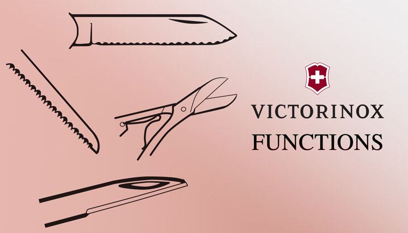 Các chức năng thường gặp của dụng cụ đa năng Victorinox