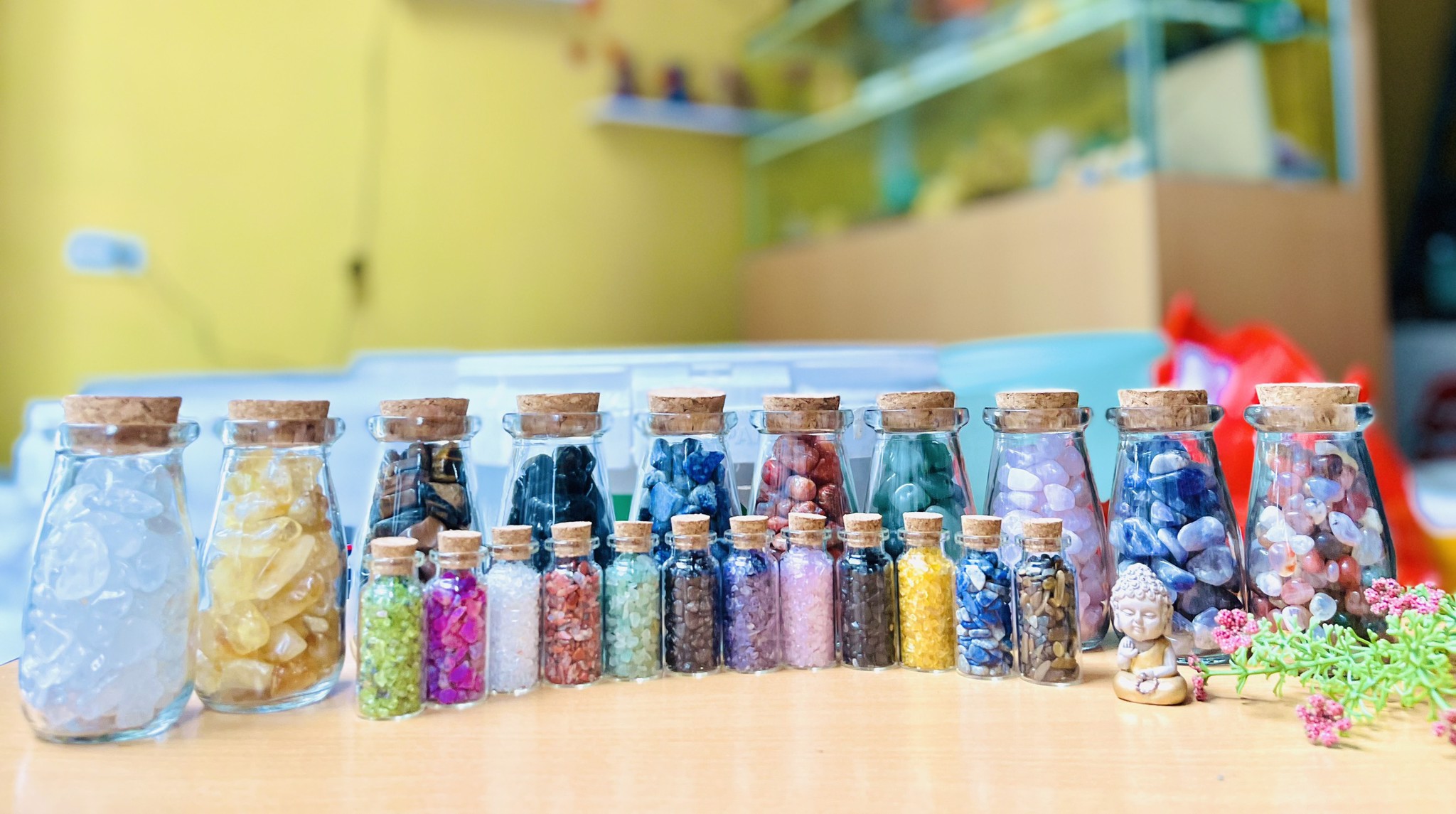 Bình Đá Vụn Tài Lộc