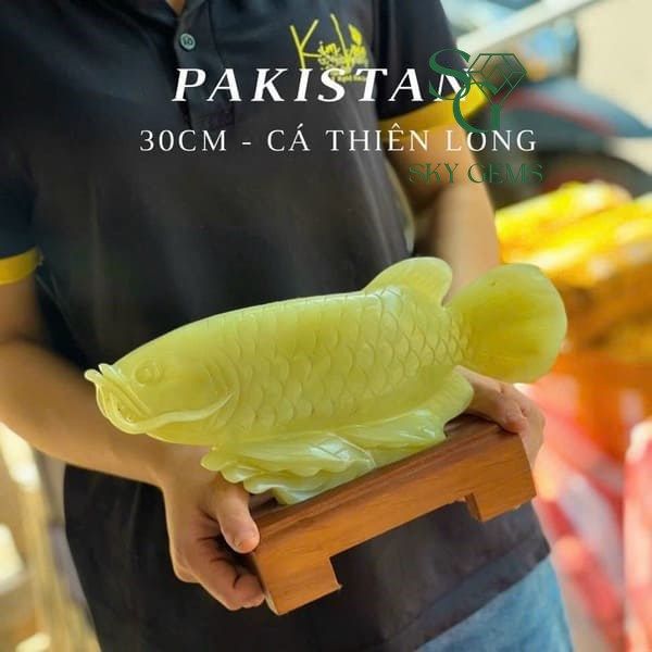 Tượng Cá chép rồng Ngọc Pakistan