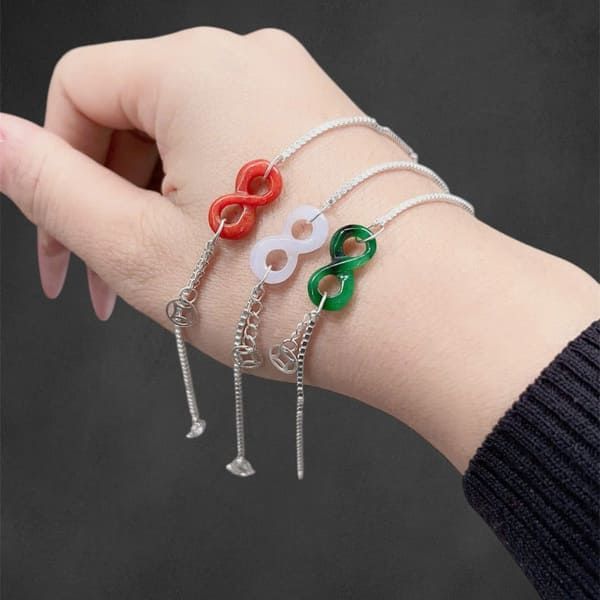 Lắc tay bạc như ý nguyện