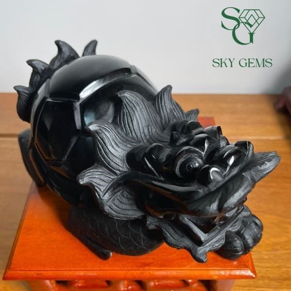 Long quy ngọc Onyx đen