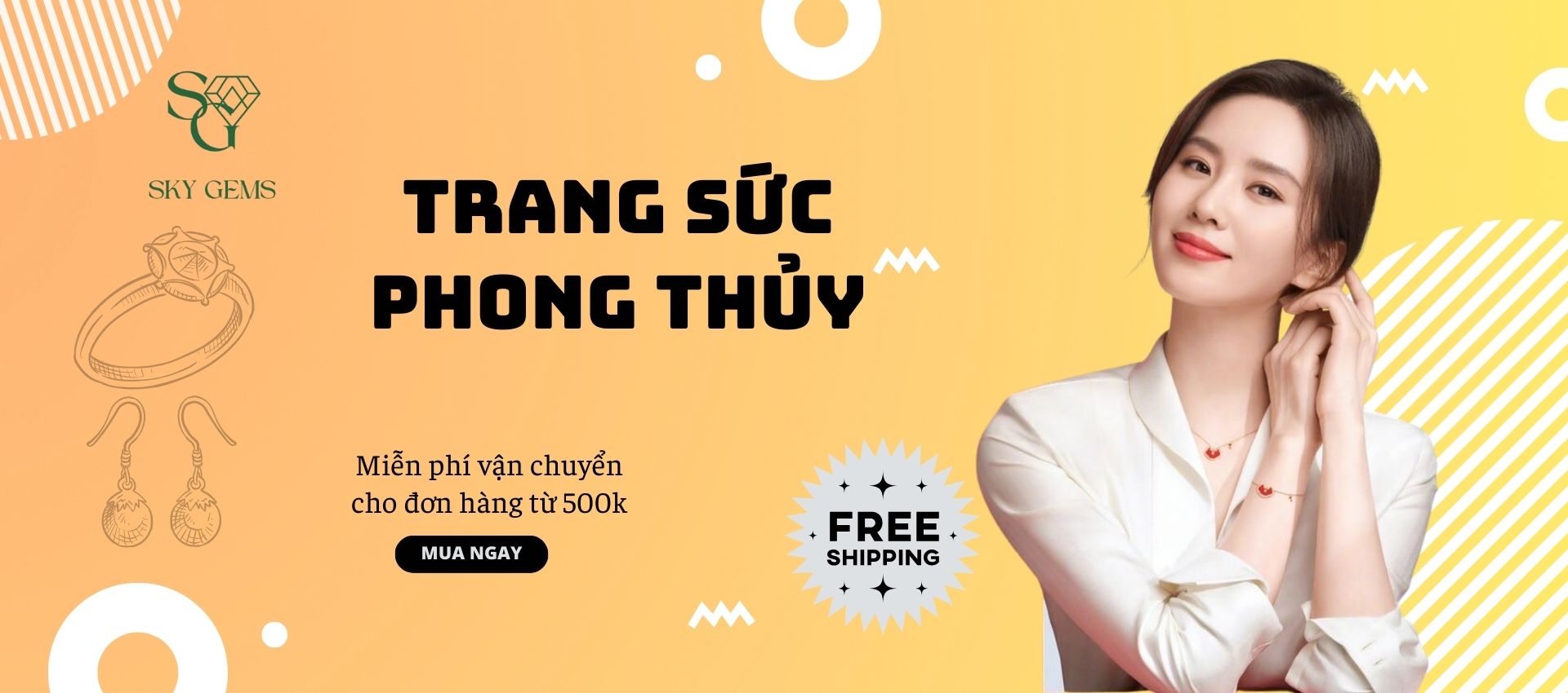 Free shipping cho trang sức