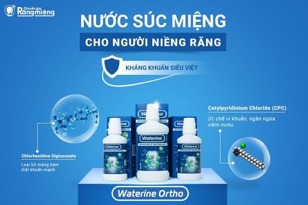 nước súc miệng Waterine Ortho