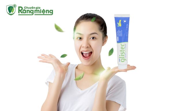 Kem đánh răng Amway Glister có hương trà xang thơm mát, sảng khoái