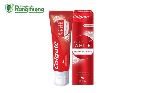 Kem đánh răng Colgate Optic White làm trắng răng