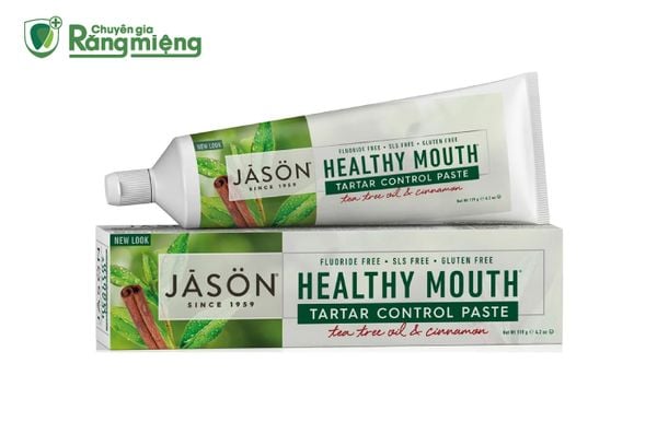 Kem đánh răng không chứa flour Jason Healthy Mouth