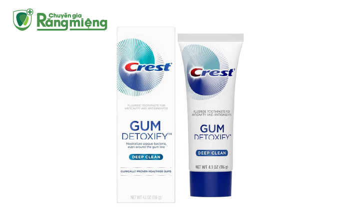 Kem đánh răng Crest Gum Detoxify