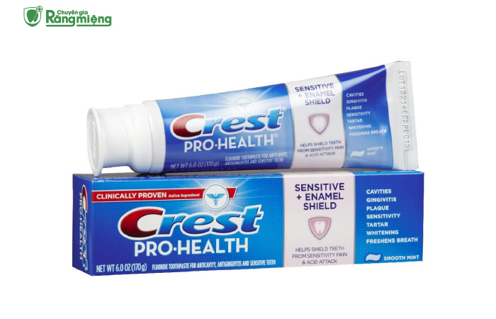 Kem đánh răng cho răng ê buốt Crest Pro – Health Sensitive