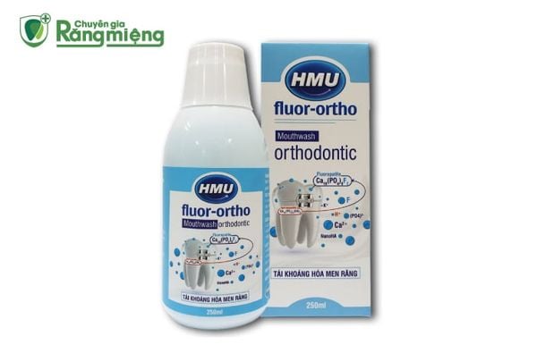 Nước súc miệng HMU Fluor Ortho