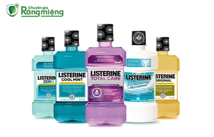 Nước súc miệng điều trị viêm lợi Listerine