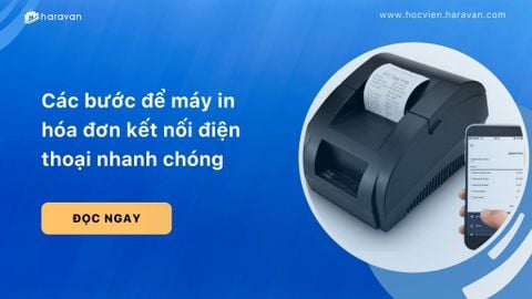 Các bước để Máy in hóa đơn kết nối điện thoại nhanh chóng