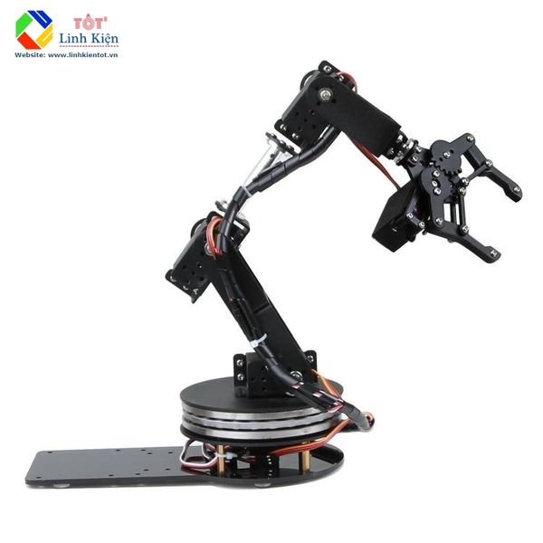 Hướng dẫn lắp cánh tay robot 6 bậc nhôm arm 6dof assembly guide