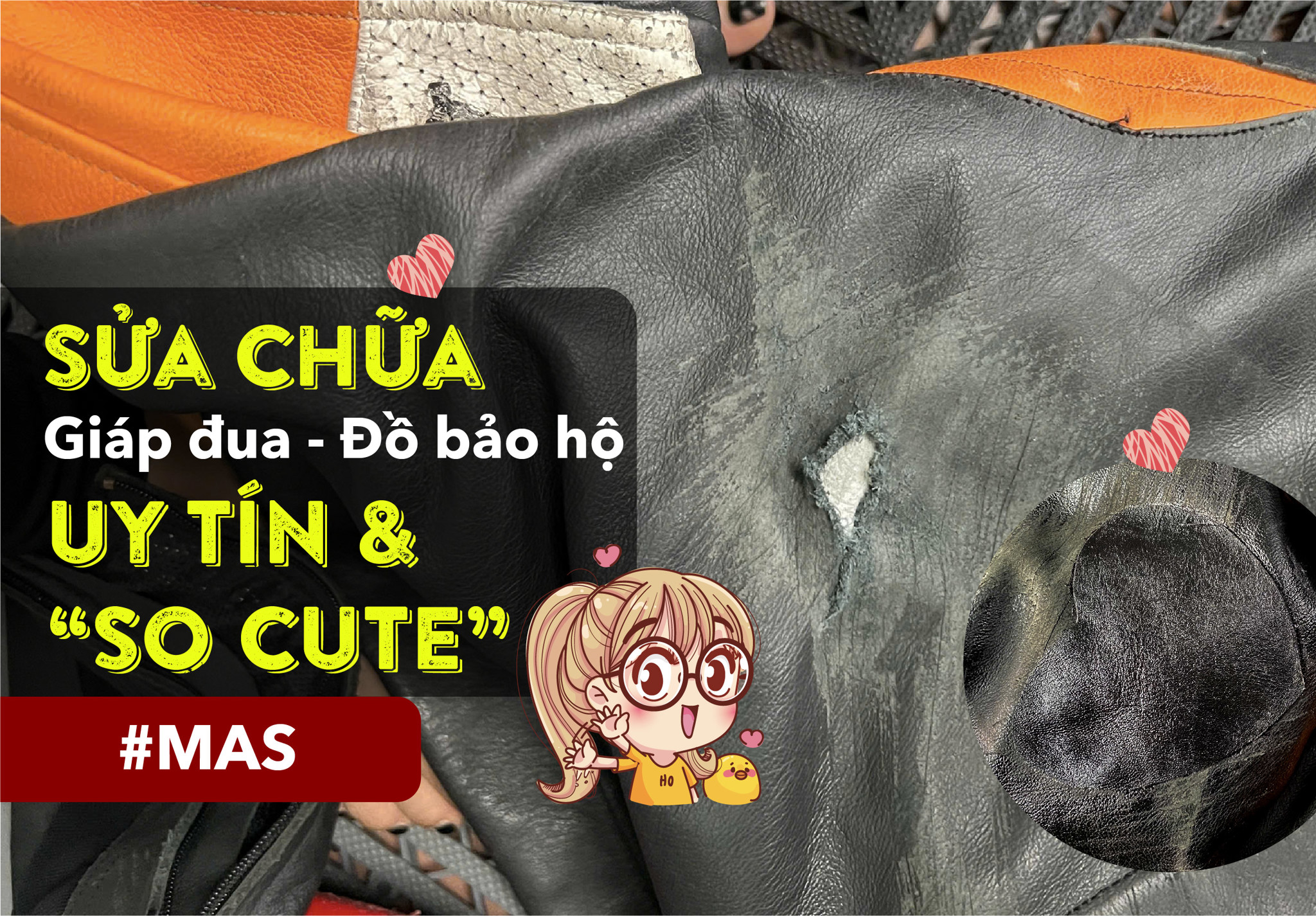 Sửa chữa giáp đua, đồ bảo hộ uy tín và còn 