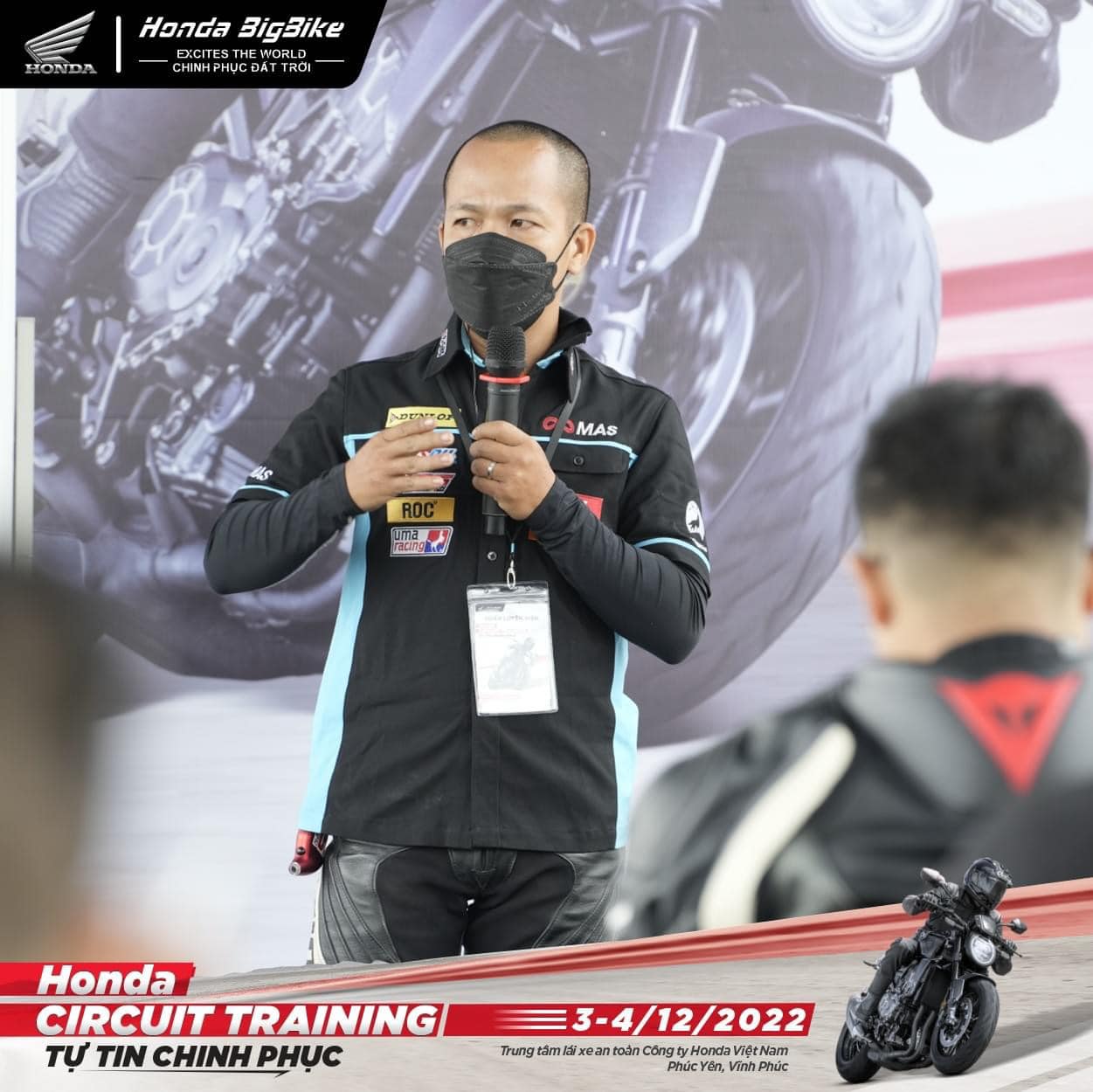 Chuỗi sự kiện tranining của Honda Việt Nam về những dòng phân khối lớn luôn có sự đồng hành từ đội ngũ huấn luyện viên của nhà MAS