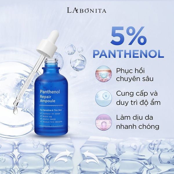 Review Chi Tiết Tinh chất Panthenol Repair Ampoule La Bonita – La Bonita  Chính Hãng