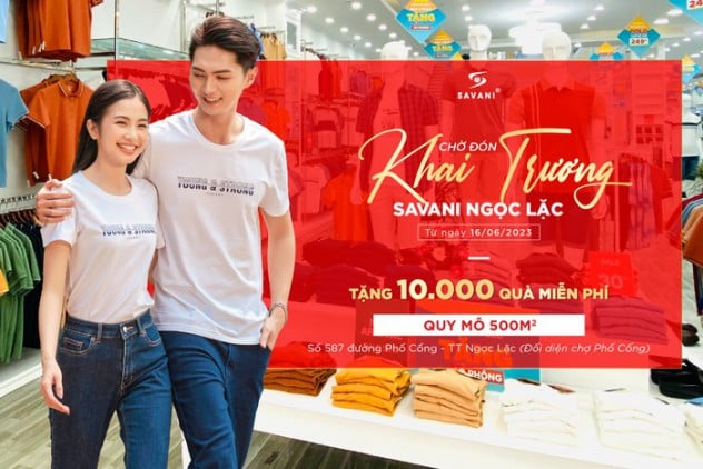 Tưng bừng khai trương Savani Ngọc Lặc - Thanh Hóa