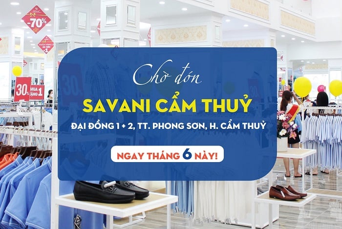 Tưng bừng khai trương Savani Cẩm Thủy - Thanh Hóa