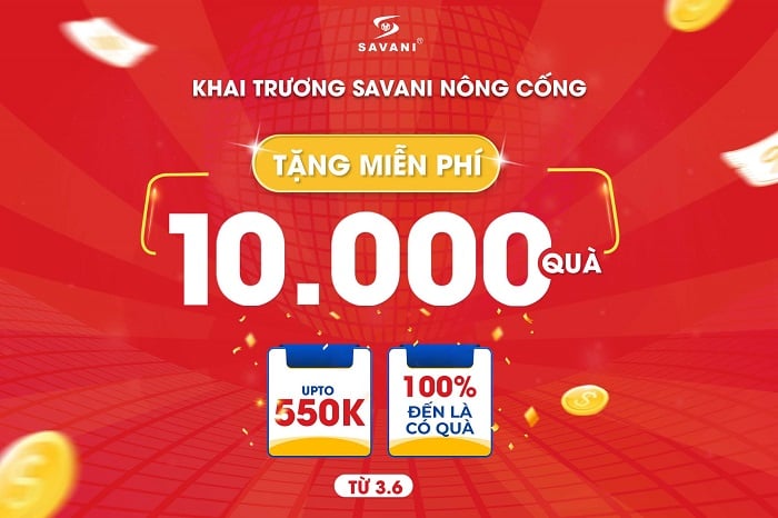 Tưng bừng khai trương Savani Nông Cống