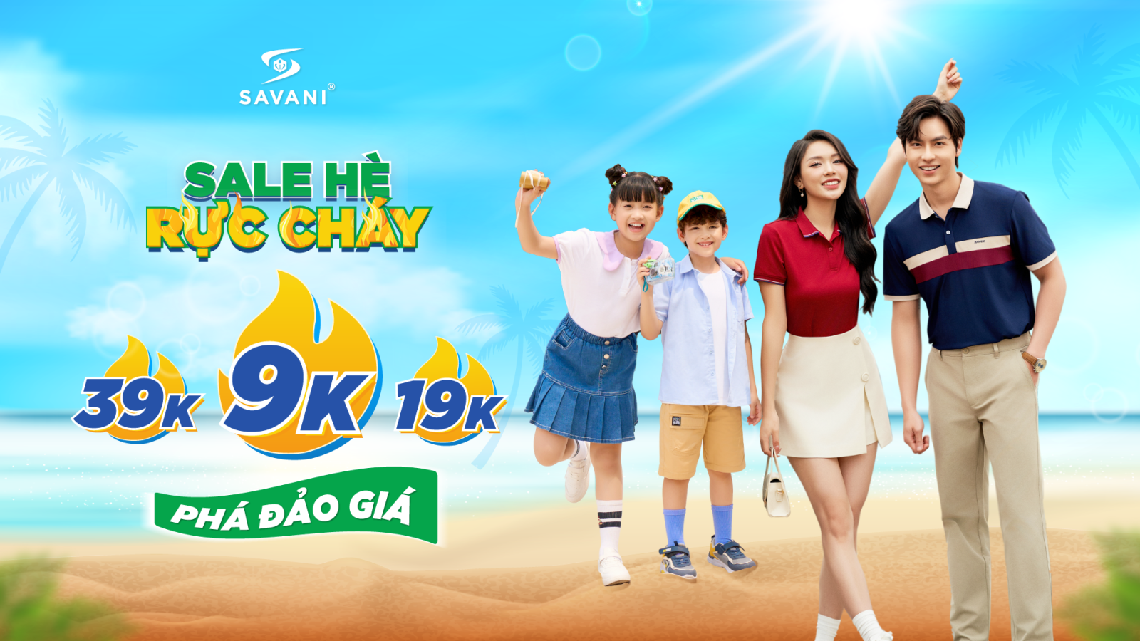 SALE HÈ RỰC CHÁY - PHÁ ĐẢO GIÁ 9K - 19K - 39K!