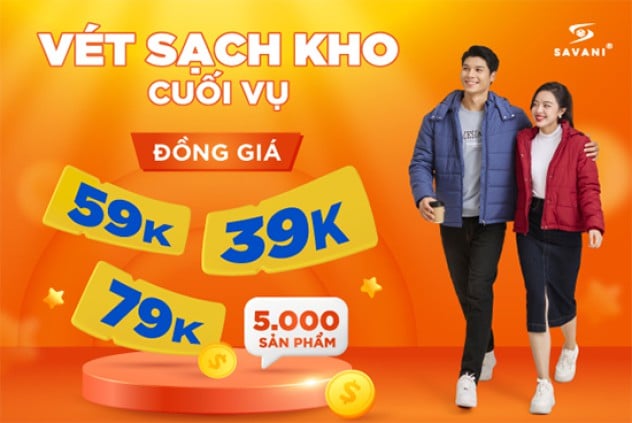 VÉT SẠCH KHO CUỐI VỤ - ĐỒNG GIÁ TỪ 39K