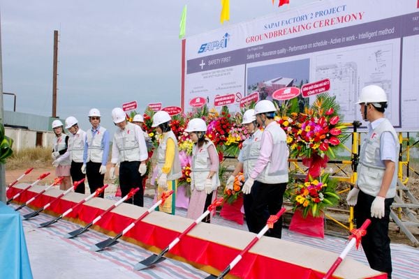 SAPAI-TRÂN TRỌNG THÔNG BÁO KHỞI CÔNG XÂY DỰNG NHÀ MÁY 2