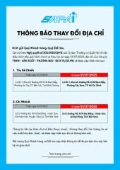 THAY ĐỔI ĐỊA CHỈ CÔNG TY