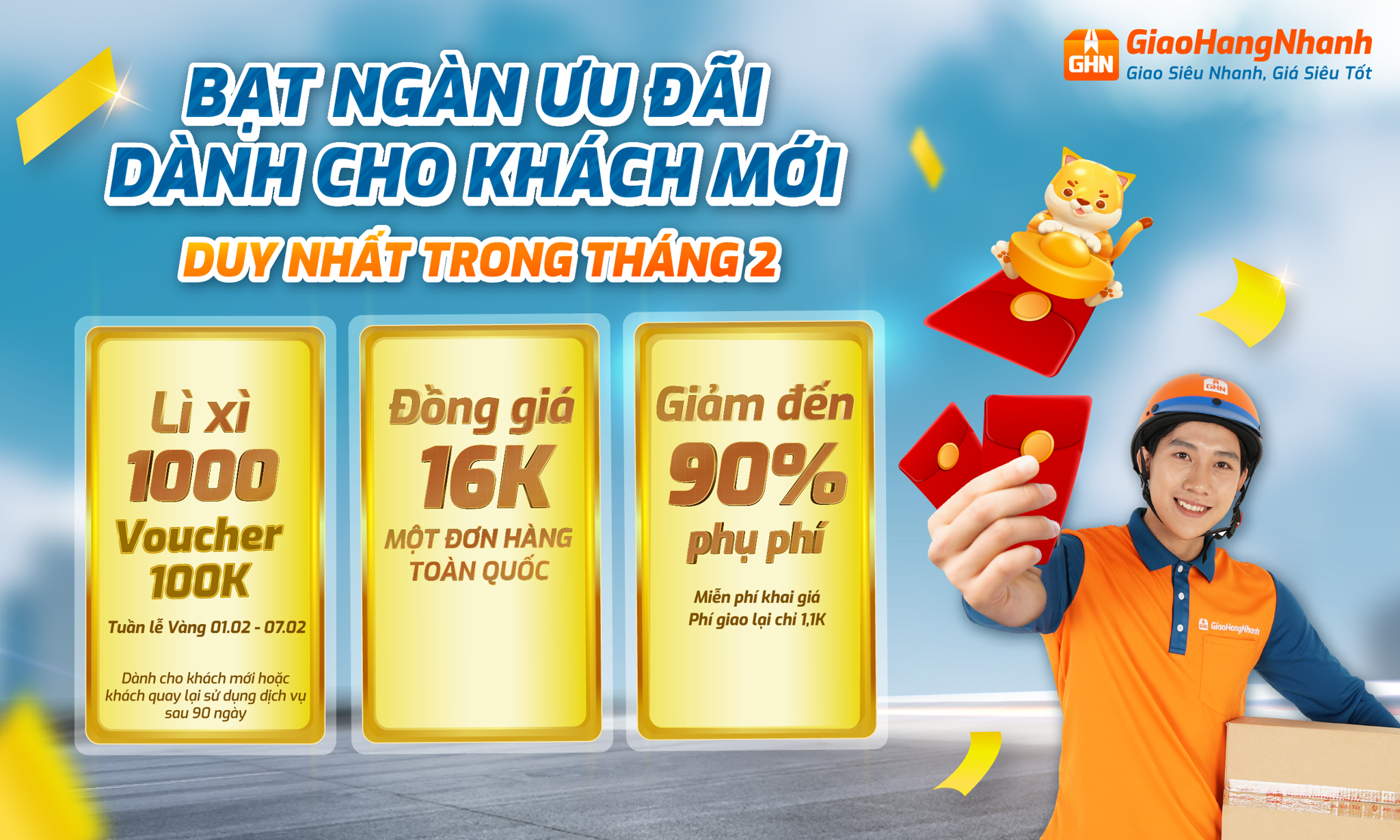 BẠT NGÀN ƯU ĐÃI DÀNH CHO KHÁCH MỚI - DUY NHẤT TRONG THÁNG 2