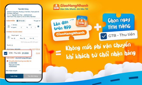 CÔNG THỨC GIÚP CHỦ SHOP KHÔNG MẤT PHÍ VẬN CHUYỂN KHI KHÁCH TỪ CHỐI NHẬN HÀNG