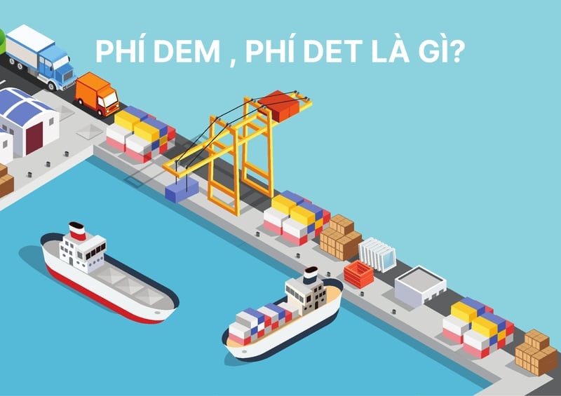 Phí DEM DET là gì? Cách phân biệt và tính phí như thế nào?
