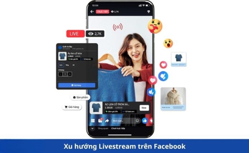 Sử dụng Facebook Live Shopping giúp shop tăng tỷ lệ ra đơn