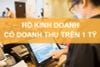 Quy định thuế mới với hộ kinh doanh có doanh thu trên 1 tỷ đồng